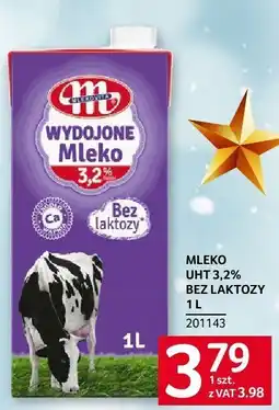 Selgros Mleko UHT 3,2% bez laktozy Mlekovita 1 l oferta