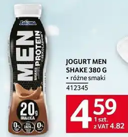 Selgros Jogurt Men Shake 380 g różne smaki Selgros oferta