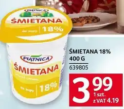 Selgros Śmietana 18% 400 g Piątnica oferta