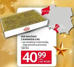 Selgros Ser smażony z kmińkiem 2 kg ser smażony z czarnuszką 2 kg również w promocji Selgros oferta