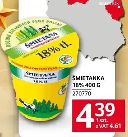 Selgros Śmietanka 18% 400 g Selgros oferta