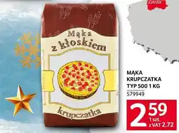 Selgros Mąka krupczatka TYP 500 1KG Mąka z kłoskim oferta