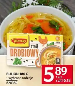 Selgros Bulion Winiary 180 g różne rodzaje oferta