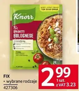 Selgros Fix Knorr różne rodzaje oferta