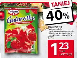 Selgros Galaretka Dr.Oetker 72 g różne rodzaje oferta