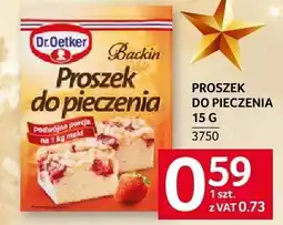 Selgros Proszek do pieczenia Dr.Oetker 15 g oferta