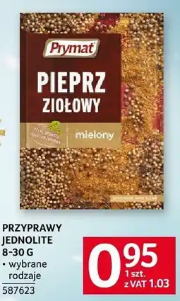 Selgros Przyprawy jednorodne Prymat pieprz ziołowy mielony 8-30 g różne rodzaje oferta
