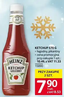 Selgros Ketchup Heinz łagodny, pikantny 570 g oferta
