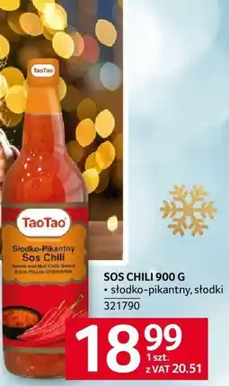 Selgros Sos Chili TaoTao słodko-pikantny, słodki 900 g oferta