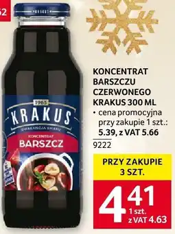 Selgros Koncentrat barszczu czerwonego Krakus 300 ml oferta