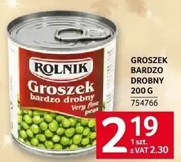 Selgros Groszek bardzo drobny Rolnik 200 g oferta