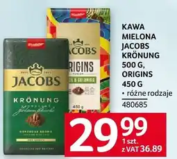 Selgros Kawa mielona Jacobs Kronung 450 G Origins 450 G oferta