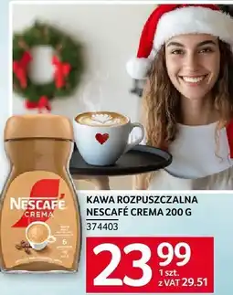 Selgros Kawa rozpuszczalna Nescafe Crema 200 G oferta