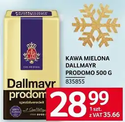 Selgros Kawa mielona Dallmayr Prodomo 500 G oferta