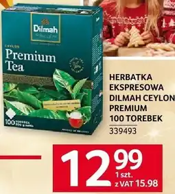 Selgros Herbatka ekspresowa Dilmah Premium 100 torebek oferta