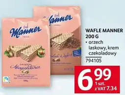 Selgros Wafel Manner 400 G laskowy, krem czekoladowy oferta