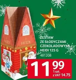 Selgros Czekolada Zestaw ze słodyczami czekoladowymi Heidi oferta