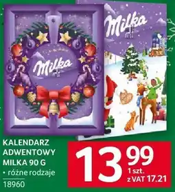 Selgros Kalendarz adwentowy Milka 90 g różne rodzaje oferta
