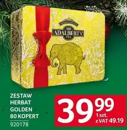 Selgros Herbata Adalbert Gold 80 kopert oferta