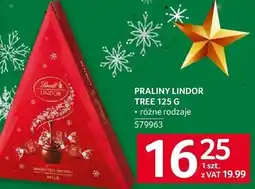 Selgros Praliny Lindor Tree 125 g różne rodzaje Lindt oferta