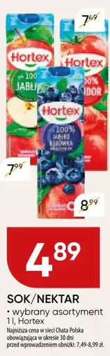 Chata Polska Sok/nektar hortex oferta