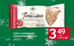 Selgros Pierniki Serca Toruńskie lukrowane marcepanowe oferta