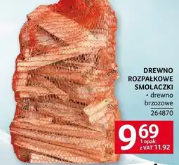Selgros Drewno rozpałkowe smolaczki brzozowe Selgros oferta