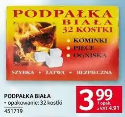 Selgros Podpałka biała opakowanie 32 kostki Selgros oferta