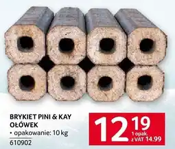 Selgros Brykiet Pini & Kay odjowek opakowanie 10 kg oferta