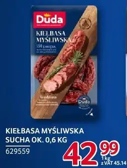 Selgros Kiełbasa myśliwska sucha Duda ok. 0,6 kg oferta