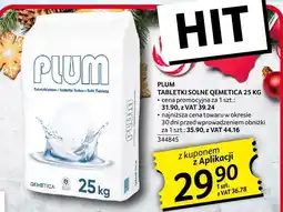 Selgros Sól tabletki solne Plum Qemetica 25 kg oferta
