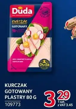 Selgros Kurczak gotowany plastry Duda 80 g oferta