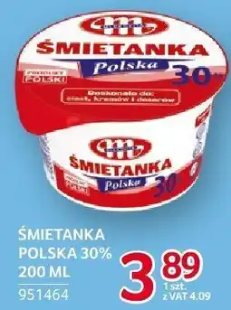 Selgros Śmietanka Polska 30% Mlekovita 200 ml oferta