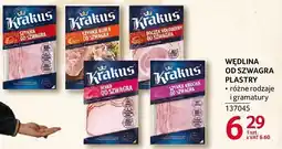 Selgros Wędlina od szwagra plastry Krakus różne rodzaje i gramatury oferta