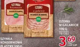 Selgros Szynka konserwowa plastry Pekpol Ostrołęka 100g oferta