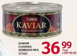 Selgros Kawior z łososia gorbusza Lemberg 90g oferta