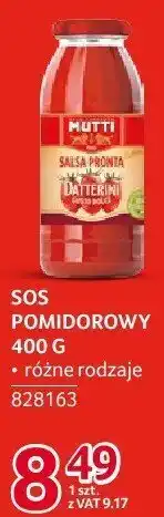 Selgros Sos pomidorowy Mutti 400g oferta