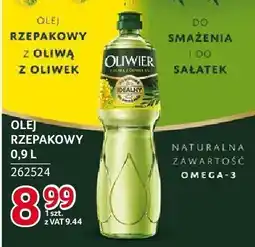 Selgros Olej rzepakowy Oliwier 0.9L oferta