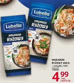 Selgros Makaron ryżowy Lubella 200g oferta