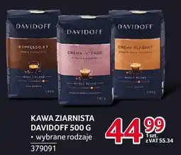 Selgros Kawa ziarnista Davidoff 500 g oferta