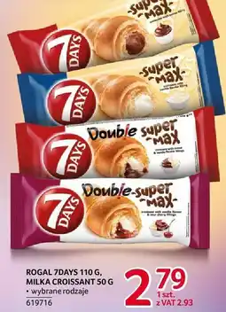 Selgros Rogal 7Days 110 g, milka croissant 50 g oferta