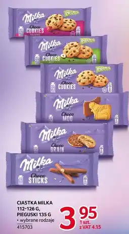 Selgros Ciastka Milka 112-126 g, pieguski 135 g oferta
