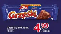 Selgros Czekoladki Grzeski 3-pak 108 g oferta