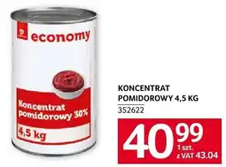 Selgros Koncentrat pomidorowy 4,5 kg economy oferta