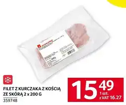 Selgros Filet z kurczaka z kością ze skórą 2 x 200 g economy oferta