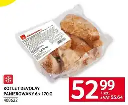 Selgros Kotlet devolay panierowany 6 x 170 g economy oferta