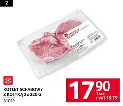 Selgros Kotlet schabowy z kostką 2 x 220 g economy oferta