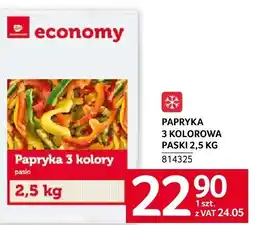 Selgros Papryka 3 kolorowa paski 2,5 kg economy oferta