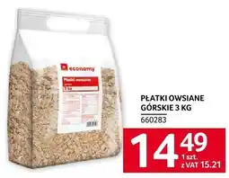 Selgros Płatki owsiane górskie 3 KG economy oferta