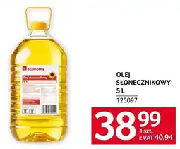 Selgros Olej słonecznikowy 5 L economy oferta